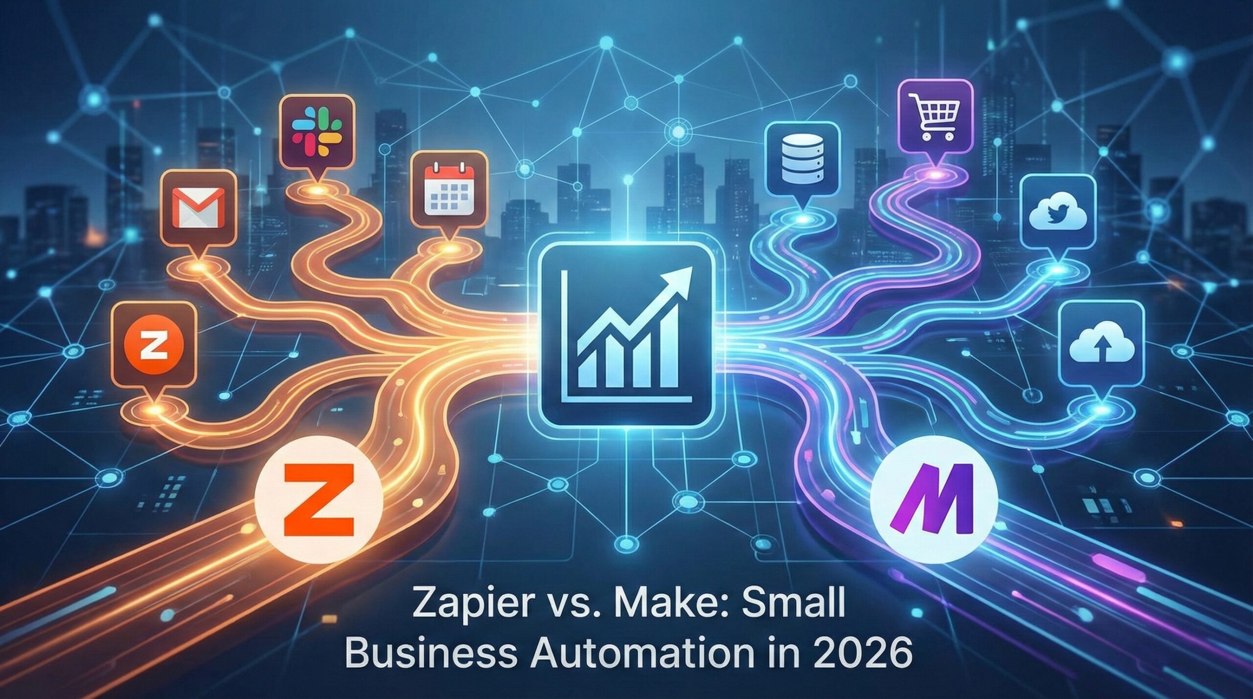 Zapier vs Make small business