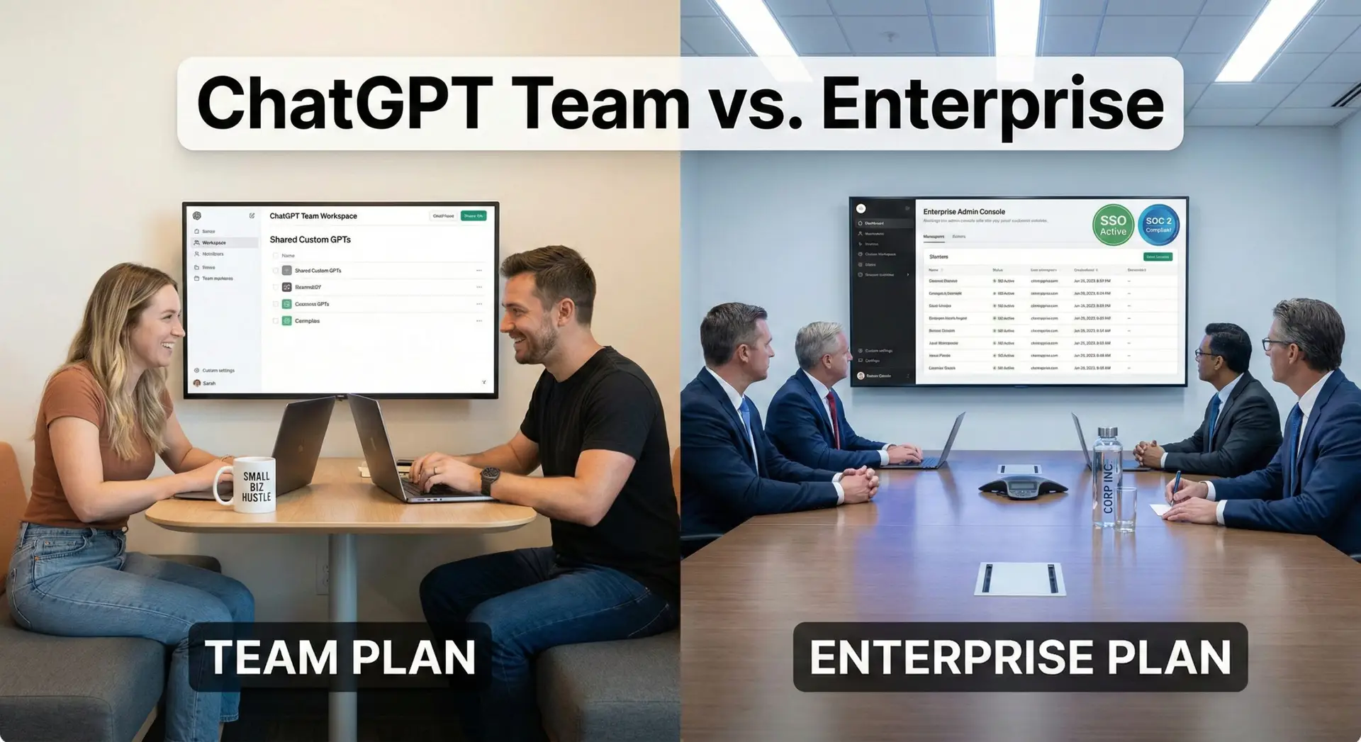 ChatGPT Team vs Enterprise Best Plan for Startups