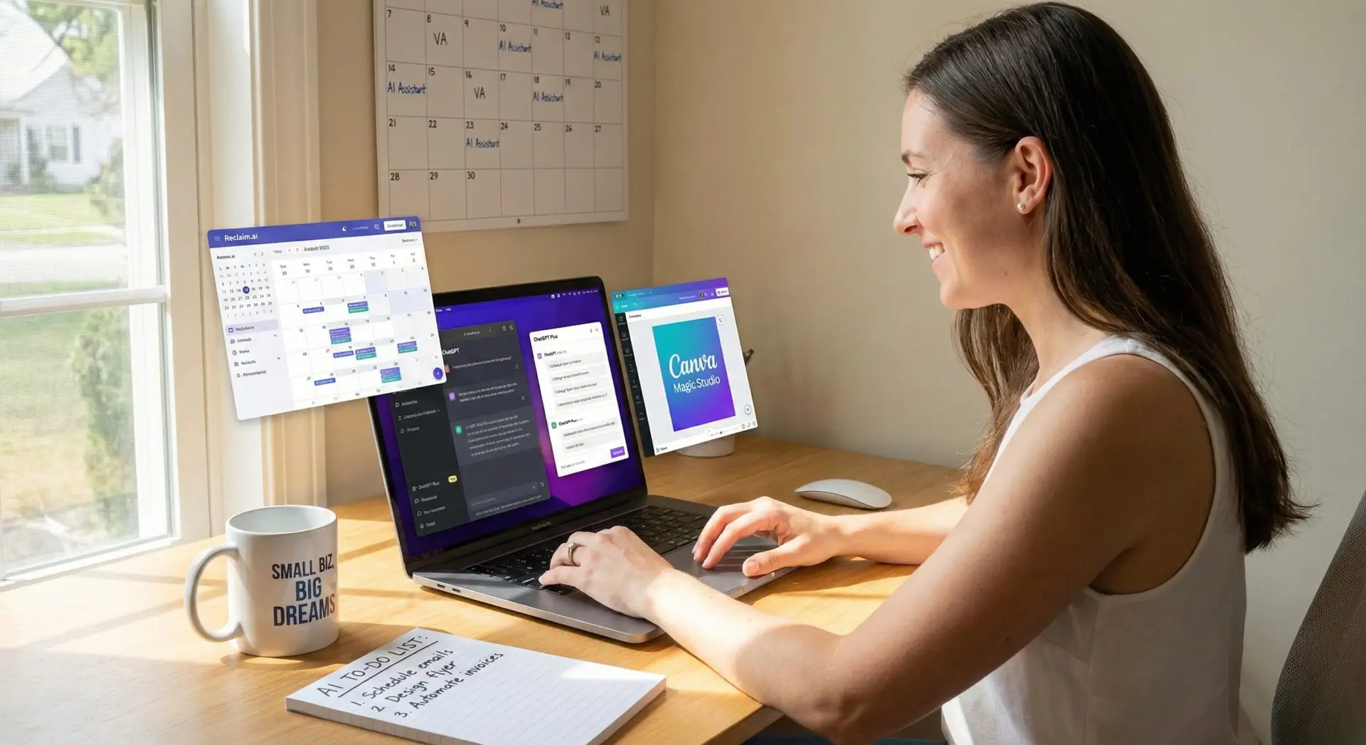 Dashboard of affordable AI tools for small business automation